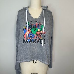 Marvel Gray Hoodie